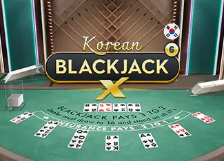 Korean BlackjackX 6 - ADUGAMING